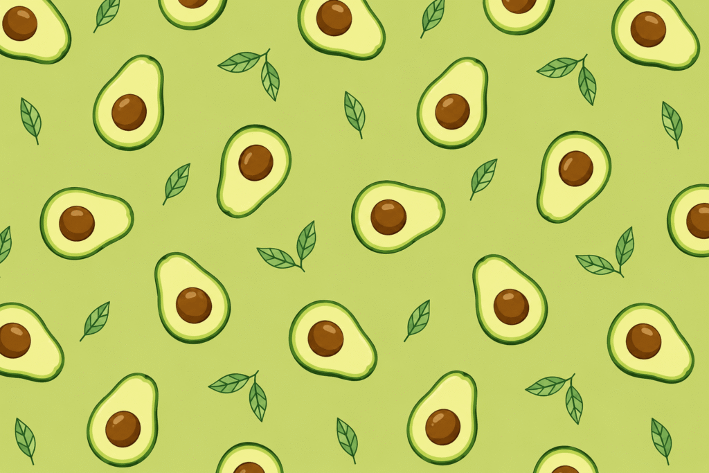 Avocado art wallpaper