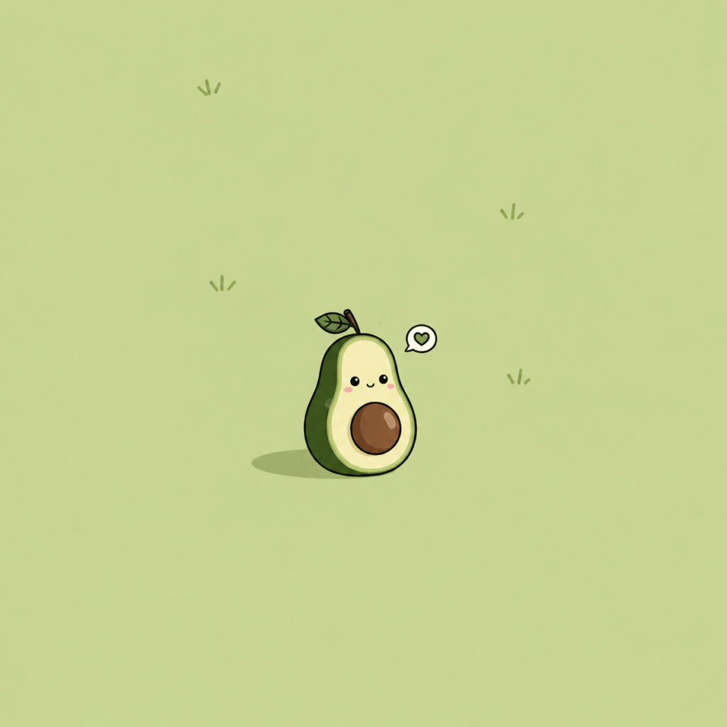 Avocado design wallpaper