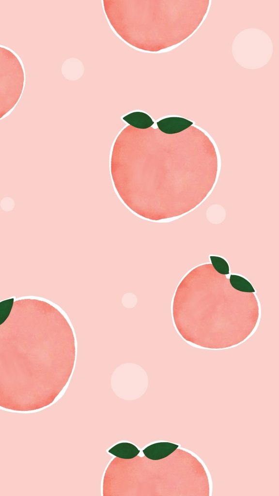 Baby pink girly peach wallpaper