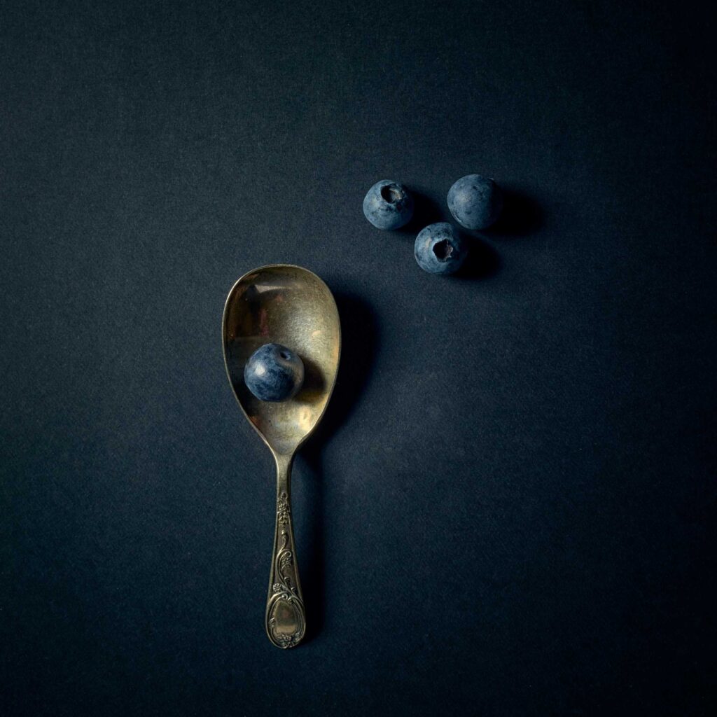 Blueberry Illustration Wallpaper