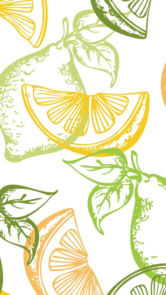 Classic lemon wallpaper