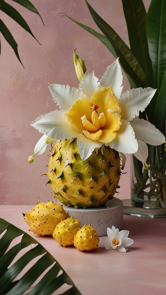 Concept art yellow dragon fruit wallpaper