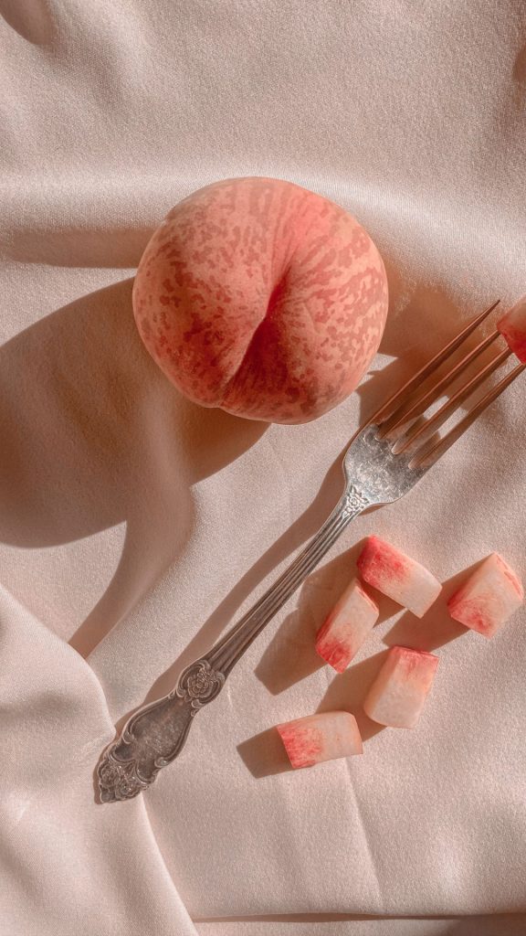 Cute aesthetic peach wallpaper