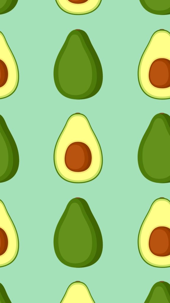 Cute and sweet avocados with sky blue background avocado wallpaper