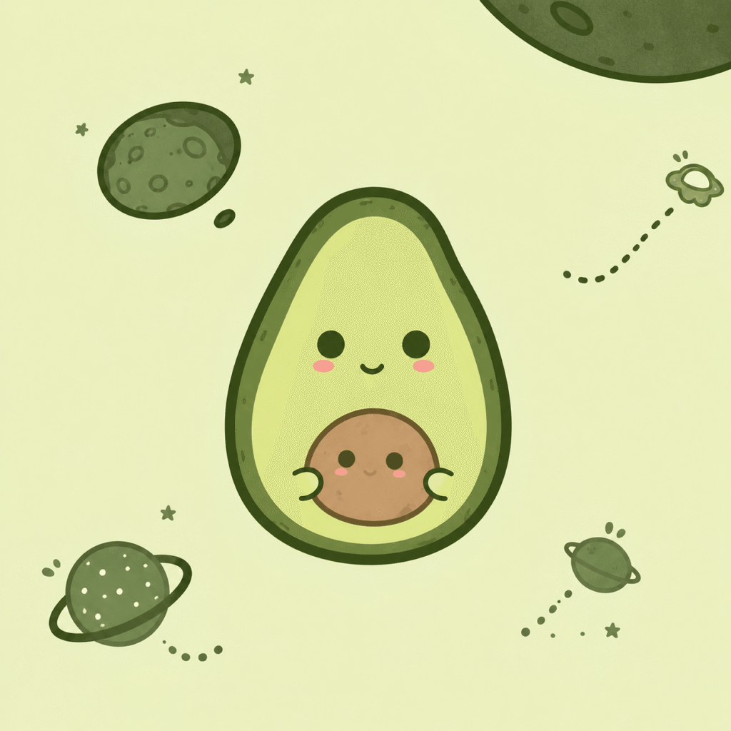 Cute avocado wallpaper aesthetic