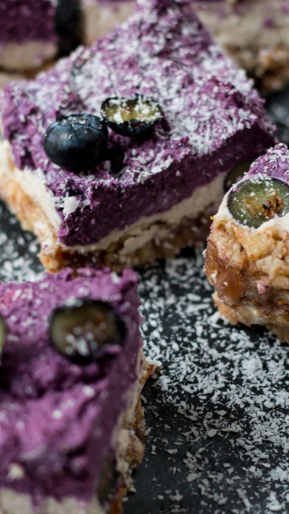 Cute cake blueberry wallpaper