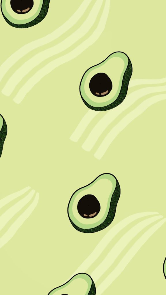 Cute dark shaded avocados with skin aesthetic background avocado wallpaper