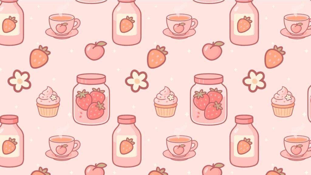 Cute peach wallpaper
