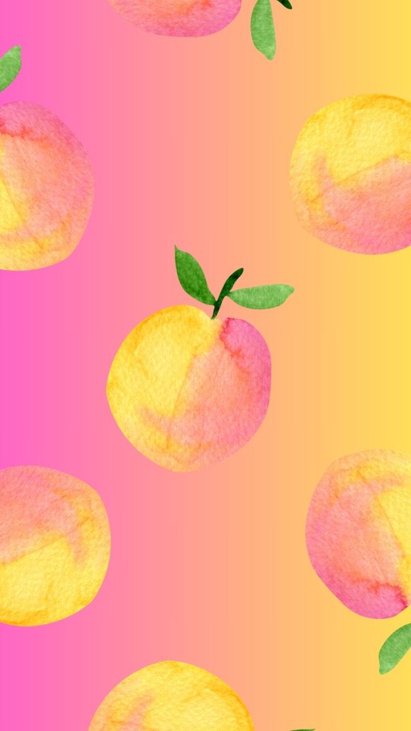 Double shaded peach wallpaper