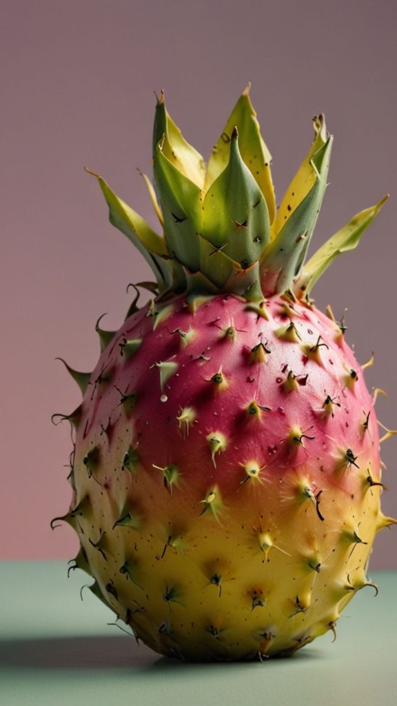 Double shaded yellow dragon fruit wallpaper