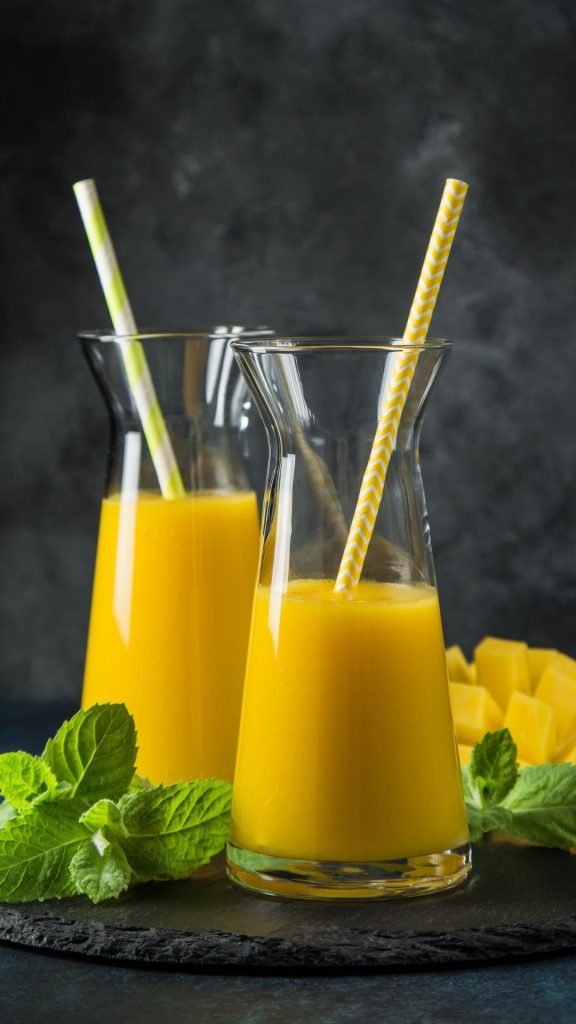 Fresh mango cocktail mango wallpaper