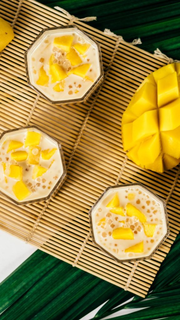 Fresh mango drink mango wallpaper