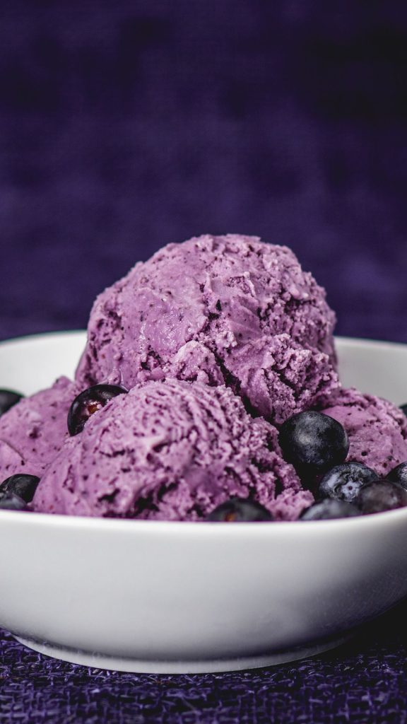 Ice cream blueberry wallpaper