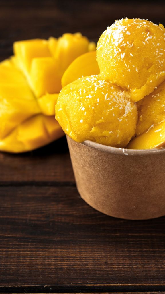 Mango ice cream mango wallpaper
