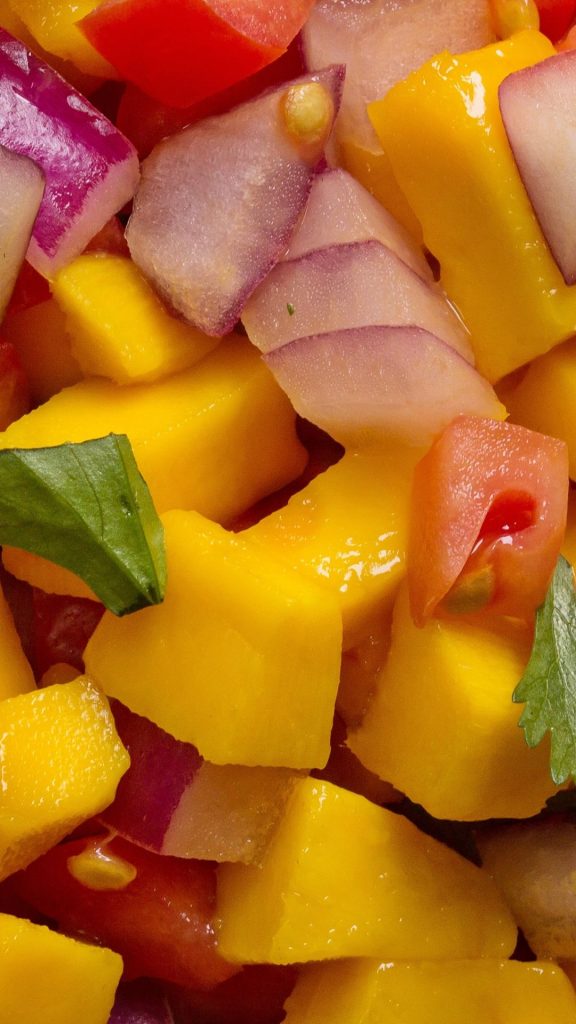 Mango salad mango wallpaper