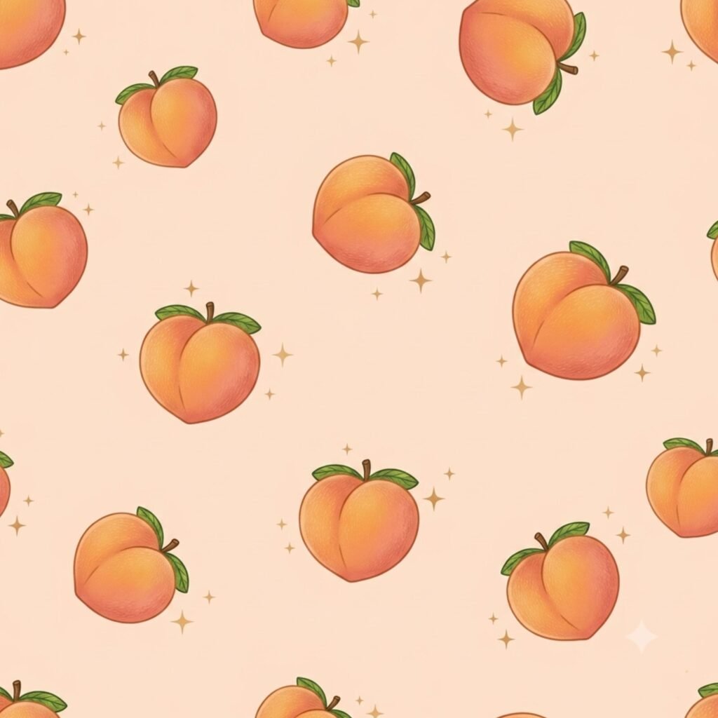 Peach Android wallpaper