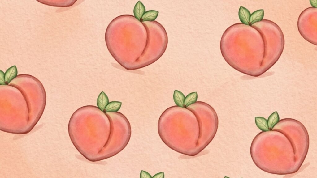 Peach iPhone wallpaper