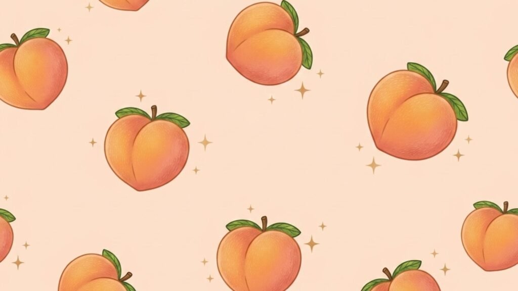 Peach phone wallpaper