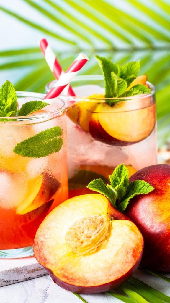 Peachy juice peach wallpaper