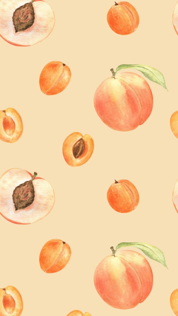 Peachy peach wallpaper