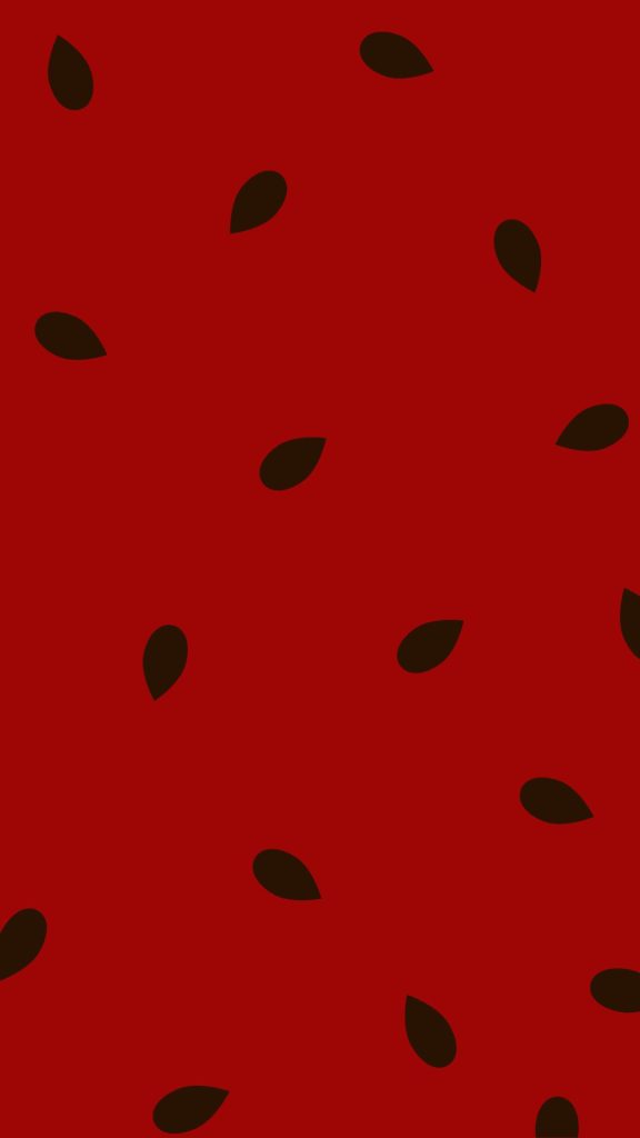 Red background with black seeds watermelon wallpaper