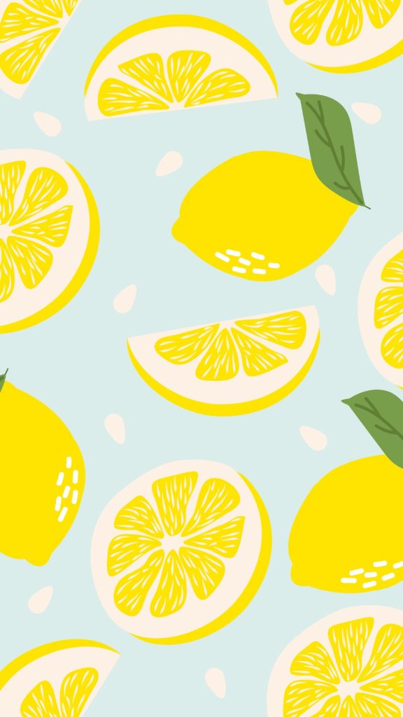 Sky background lemon wallpaper