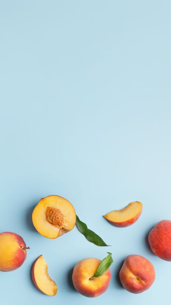 Sky peachy peach wallpaper