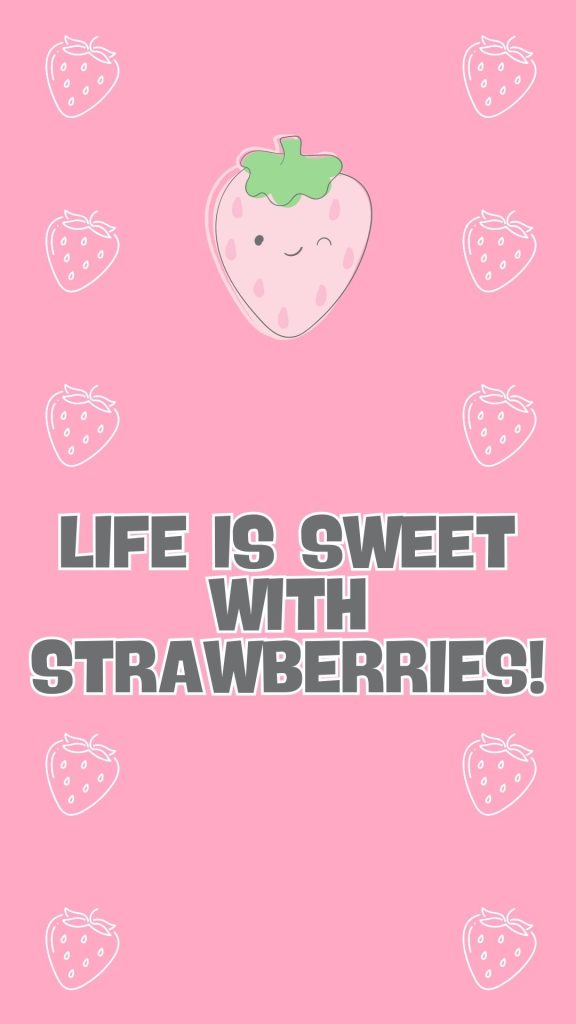 Strawberries with pink background beautiful strawberry wallpapers