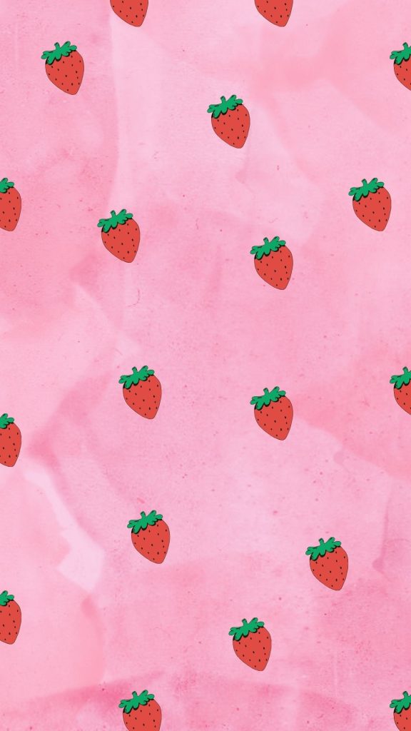 Strawberries with pink shaded background beautiful strawberry wallpapers