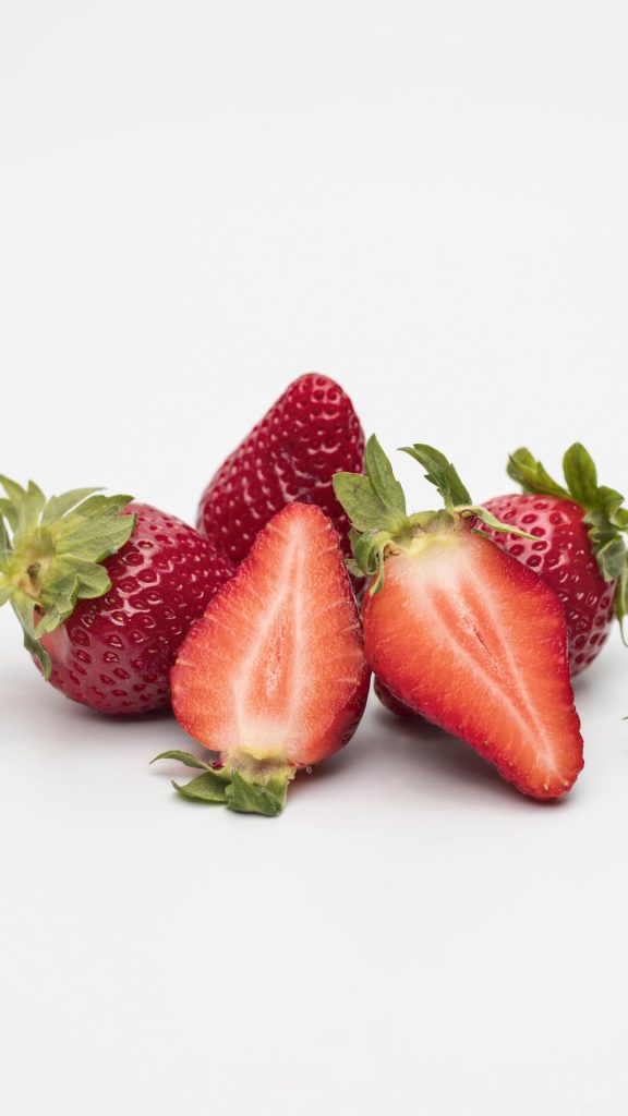 Strawberries with white background beautiful strawberry wallpapers