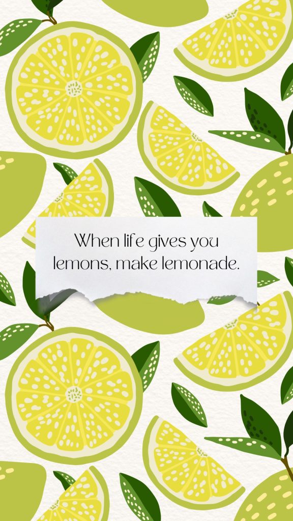 Sweet aesthetic lemon wallpaper