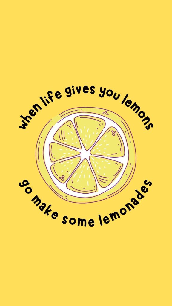 Sweet lemon wallpaper