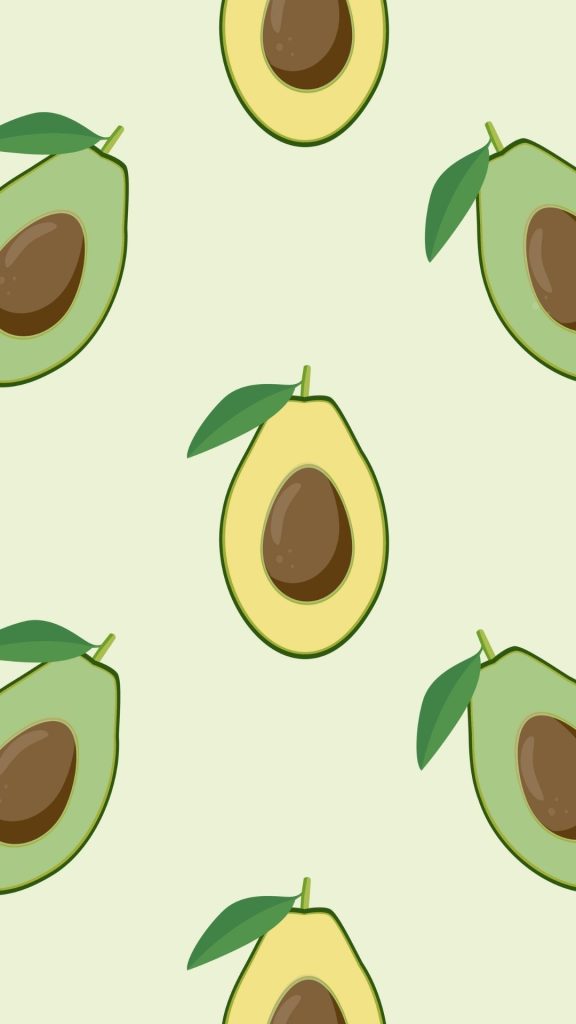 Sweet vintage avocados with light grey background avocado wallpaper