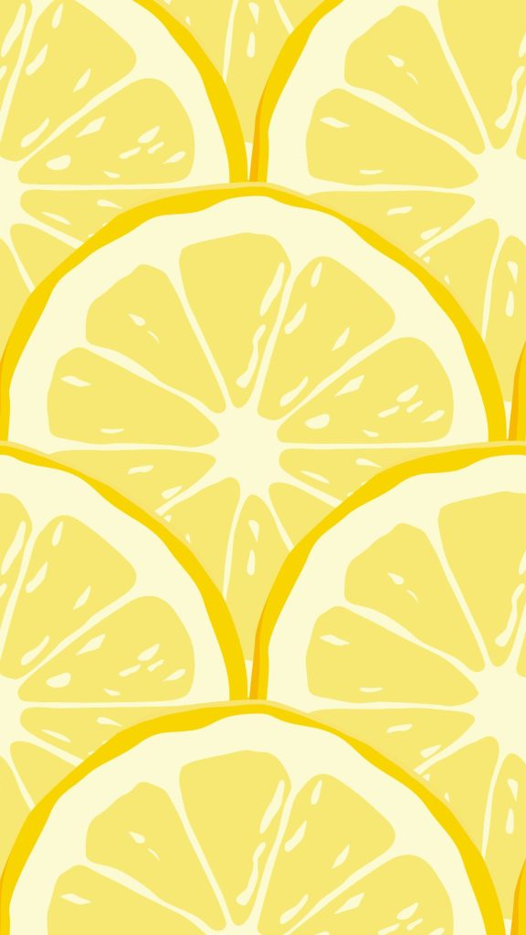 Vibrant lemon wallpaper