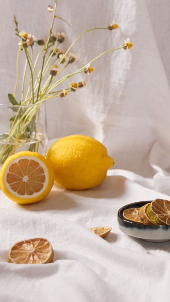 Vintage shoot lemon wallpaper