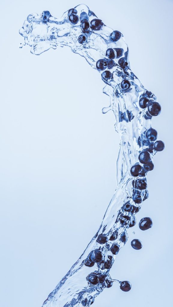 Water fresh blueberry wallpaper