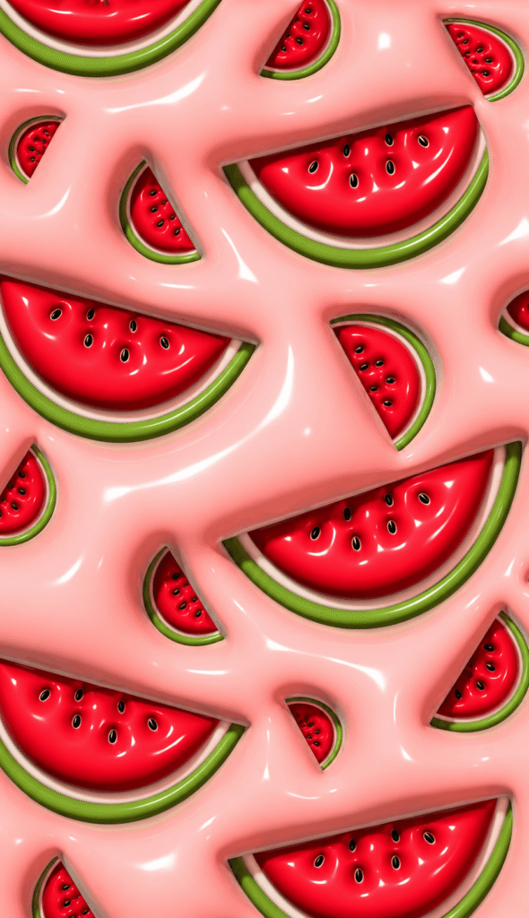 Watermelon lock screen wallpaper