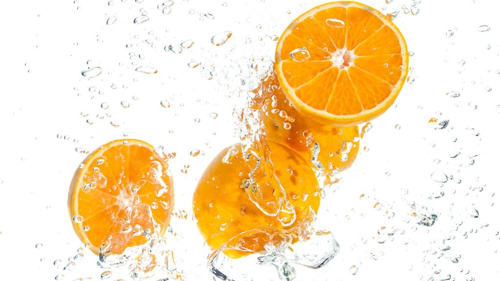Aesthetic & sweet aesthetic cute orange fruit wallpaper