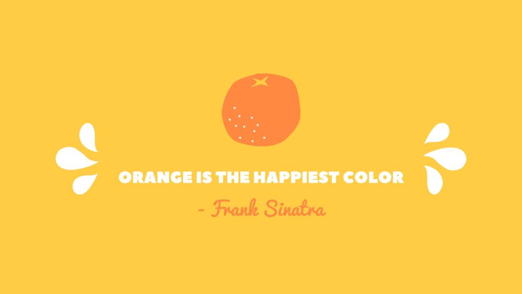 Cute quotic aesthetic cute orange fruit wallpaper