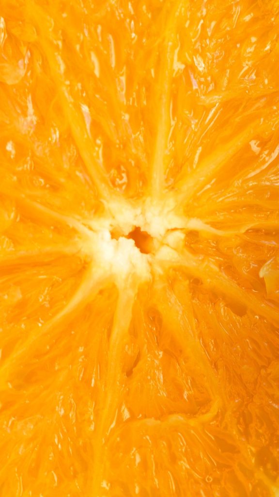 Freshy fresh aesthetic cute orange fruit wallpaper