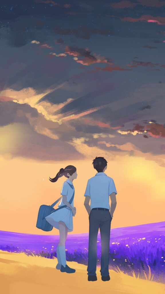 fantastic couple anime wallpaper 4k for mobile