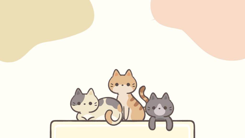 three cat wallpaper for laptop