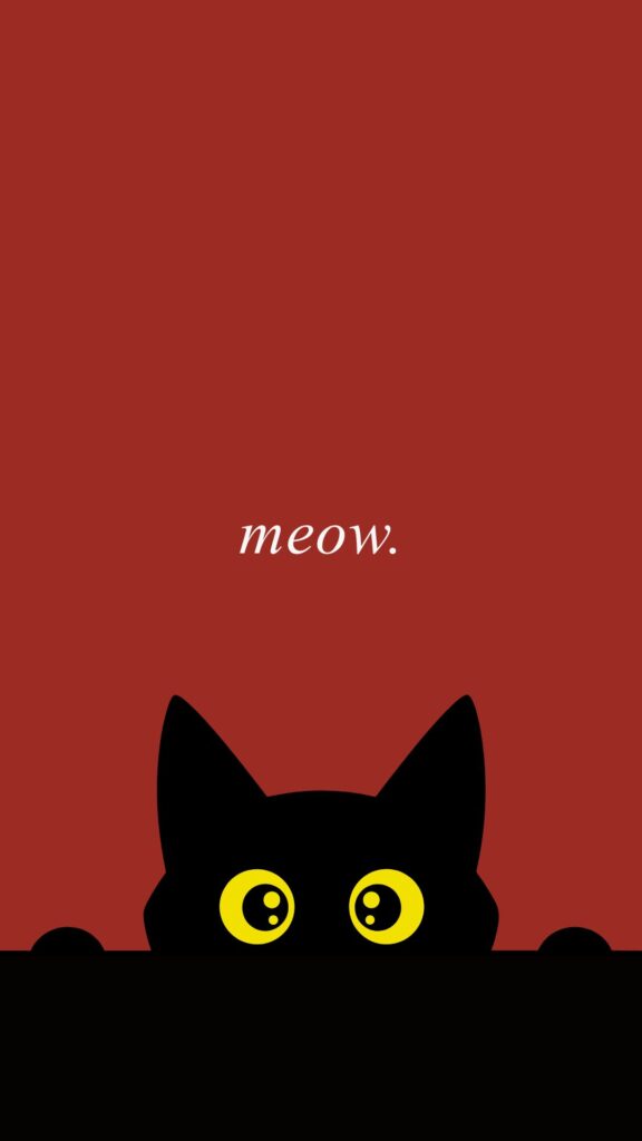 maroon cute cat wallpaper cartoon