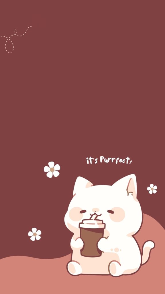 burgundy cat wallpaper