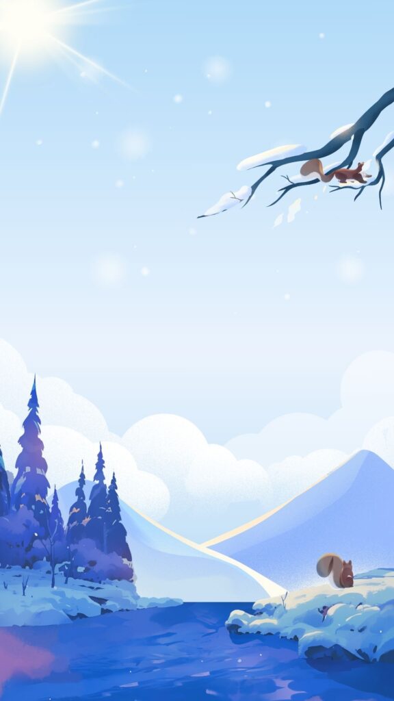 winter anime wallpaper 4k for mobile