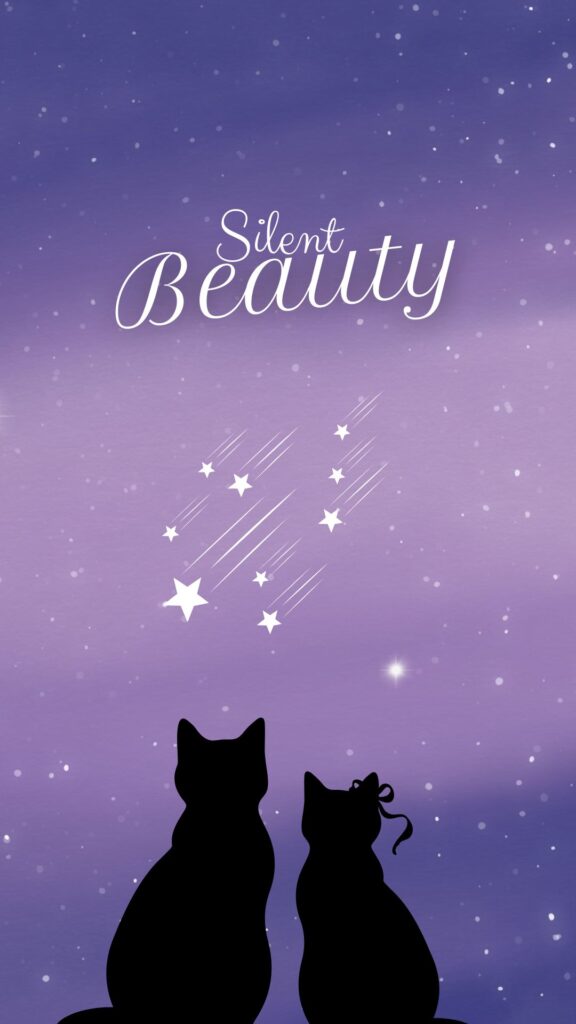 whimsical cat wallpaper