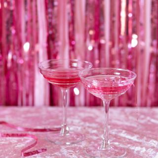 glitter pink preppy pfp