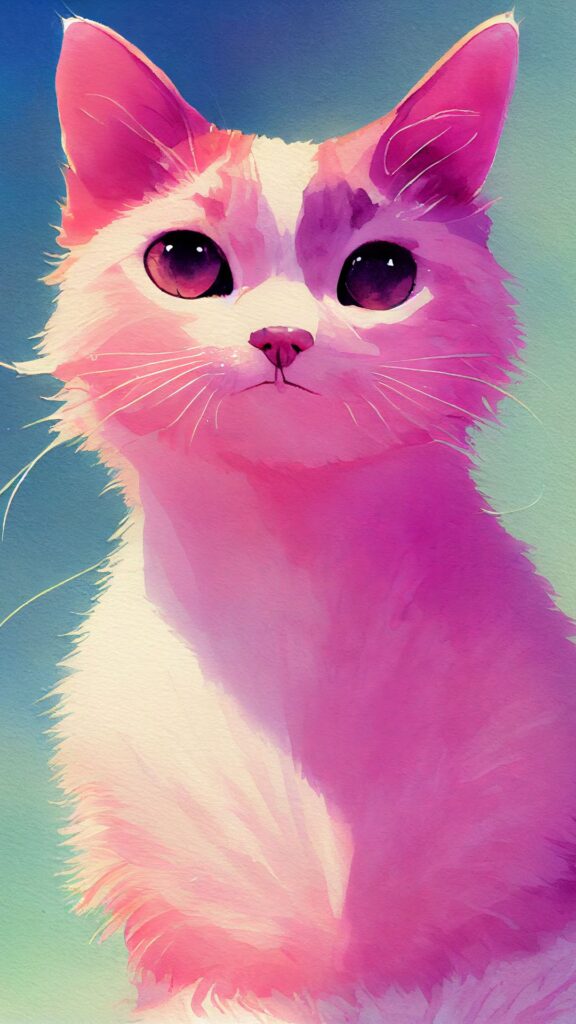 magical cute cat wallpaper cartoon