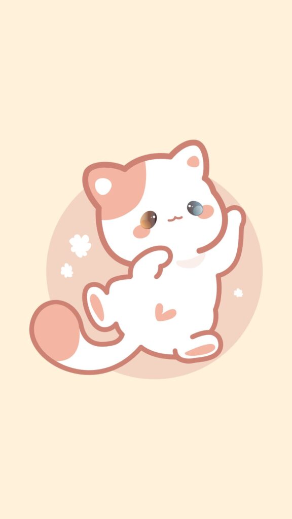 sweet cute cat wallpaper cartoon