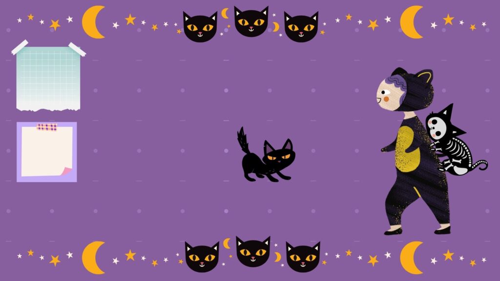 halloween cat wallpaper for laptop
